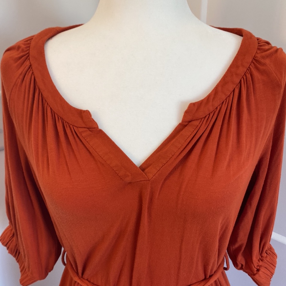 Calvin Klein Orange Fall Dress